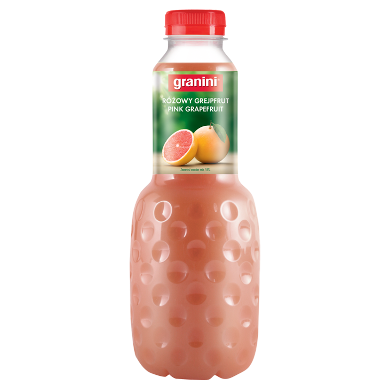 Napój z różowego grejpfruta