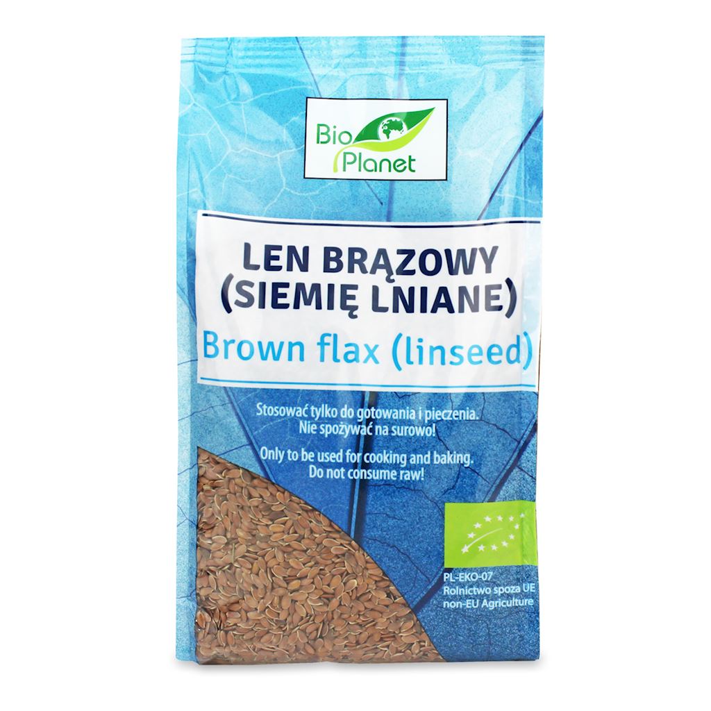 Len brązowy (siemię lniane) BIO