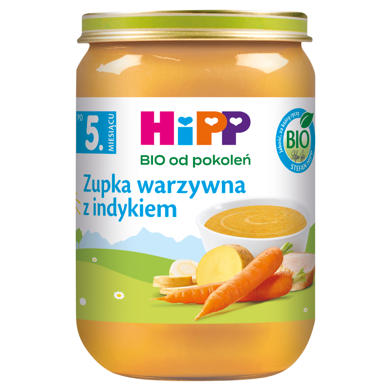 Zupka warzywna z indykiem, po 5 miesiącu