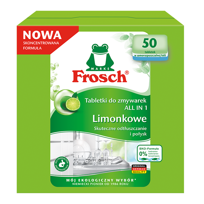 Tabletki do zmywarki Limonka 50 szt.