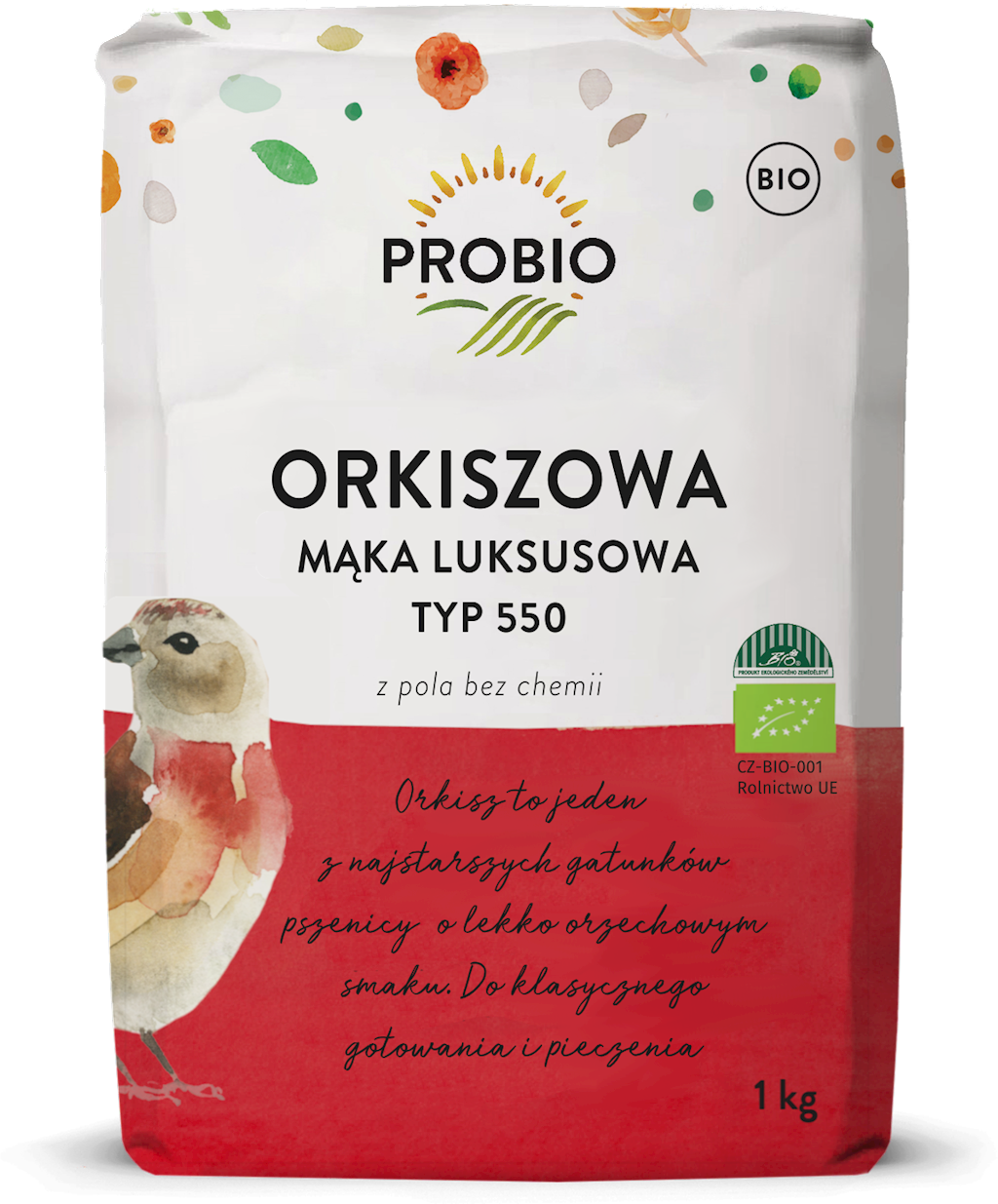 Mąka orkiszowa luksusowa (typ 550) BIO