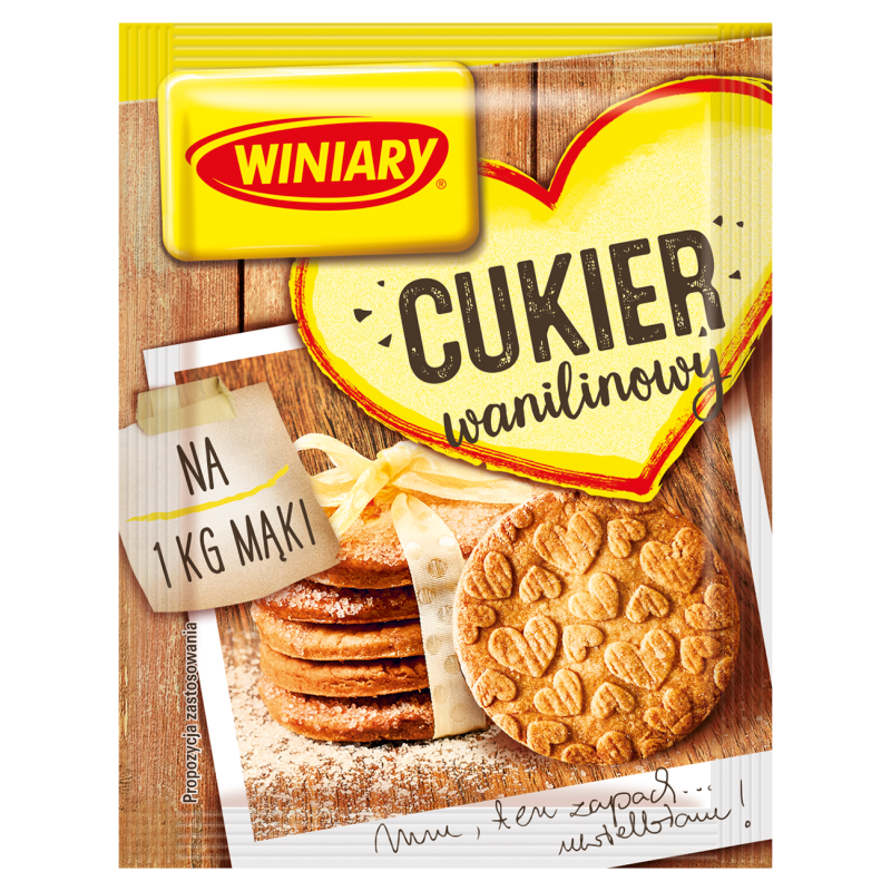 Cukier wanilinowy (na 1 kg mąki)