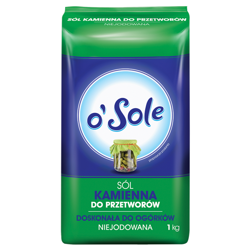 Sól kamienna bez jodu do przetworów