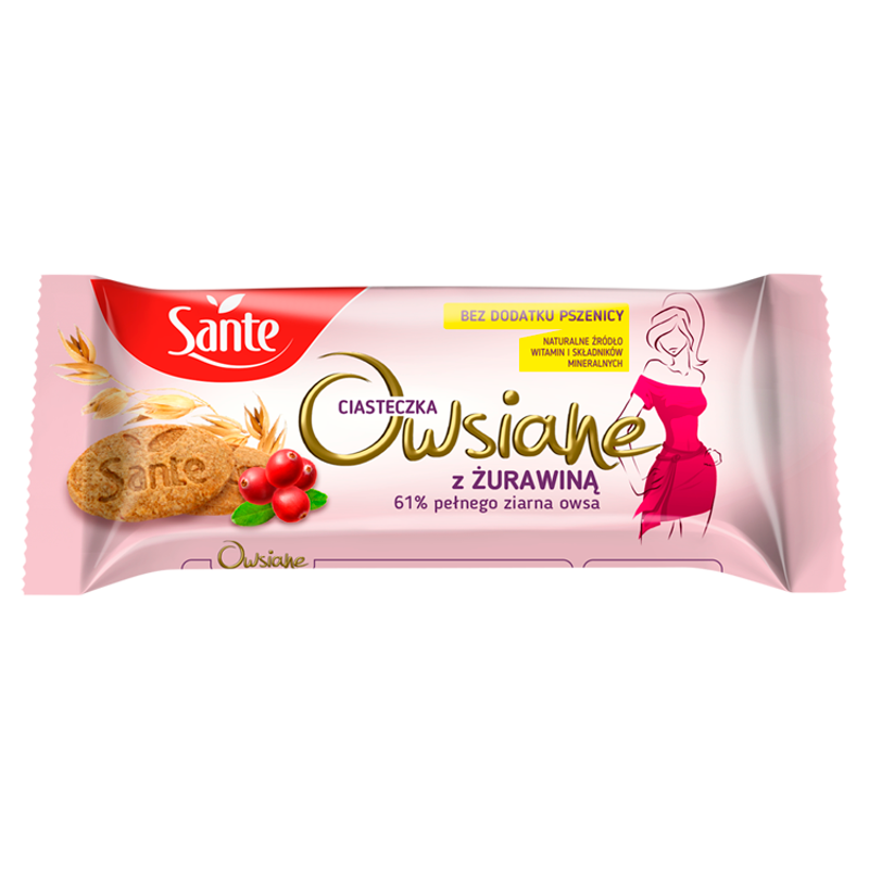 Ciasteczka owsiane z żurawina