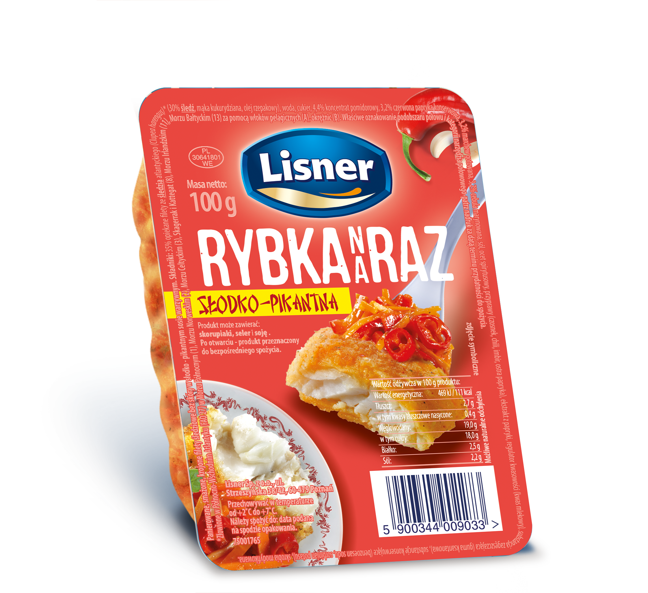 Rybka na raz słodko-pikantna