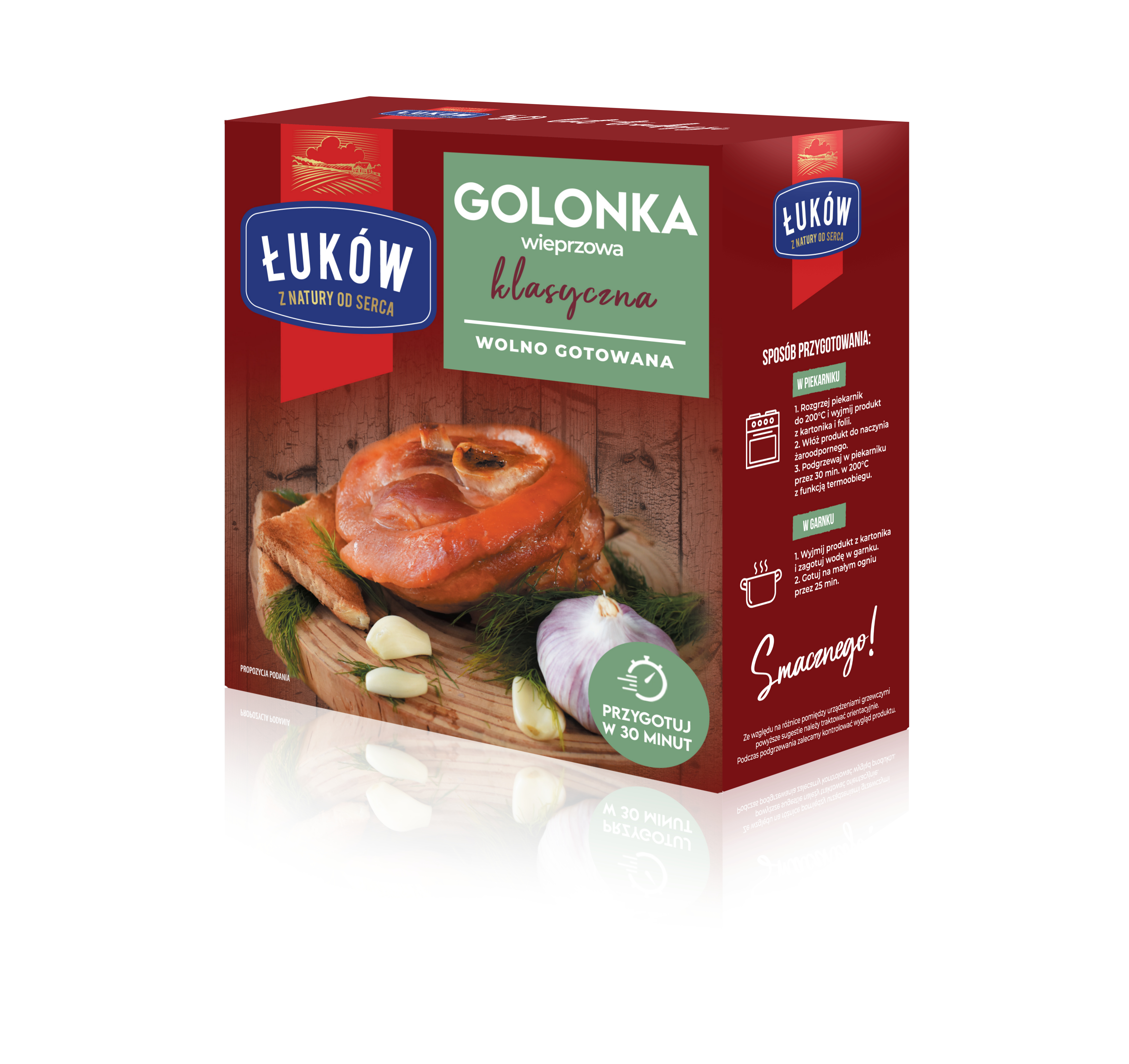 Golonka wieprzowa klasyczna wolnogotowana (720g-1080g)