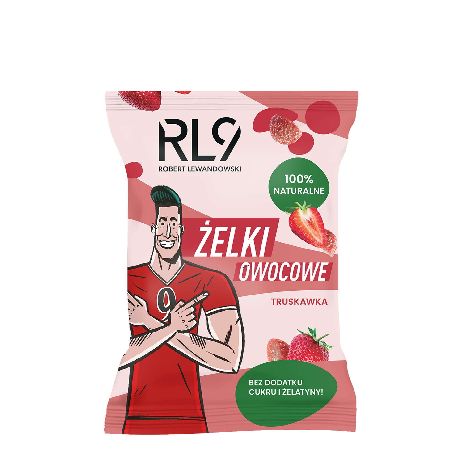 RL9 Żelki owocowe o smaku truskawkowym