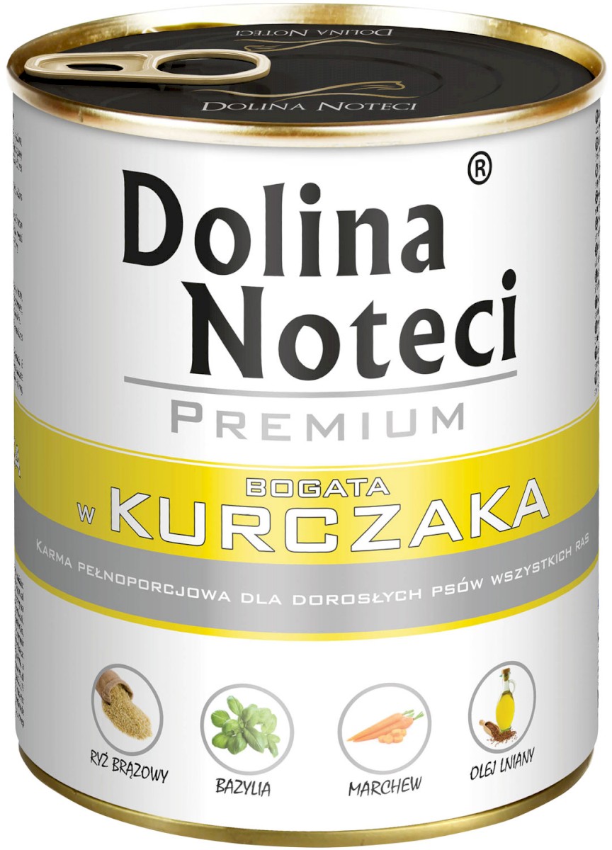 Mokry pokarm dla dorosłych psów wszystkich ras z kurczakiem puszka