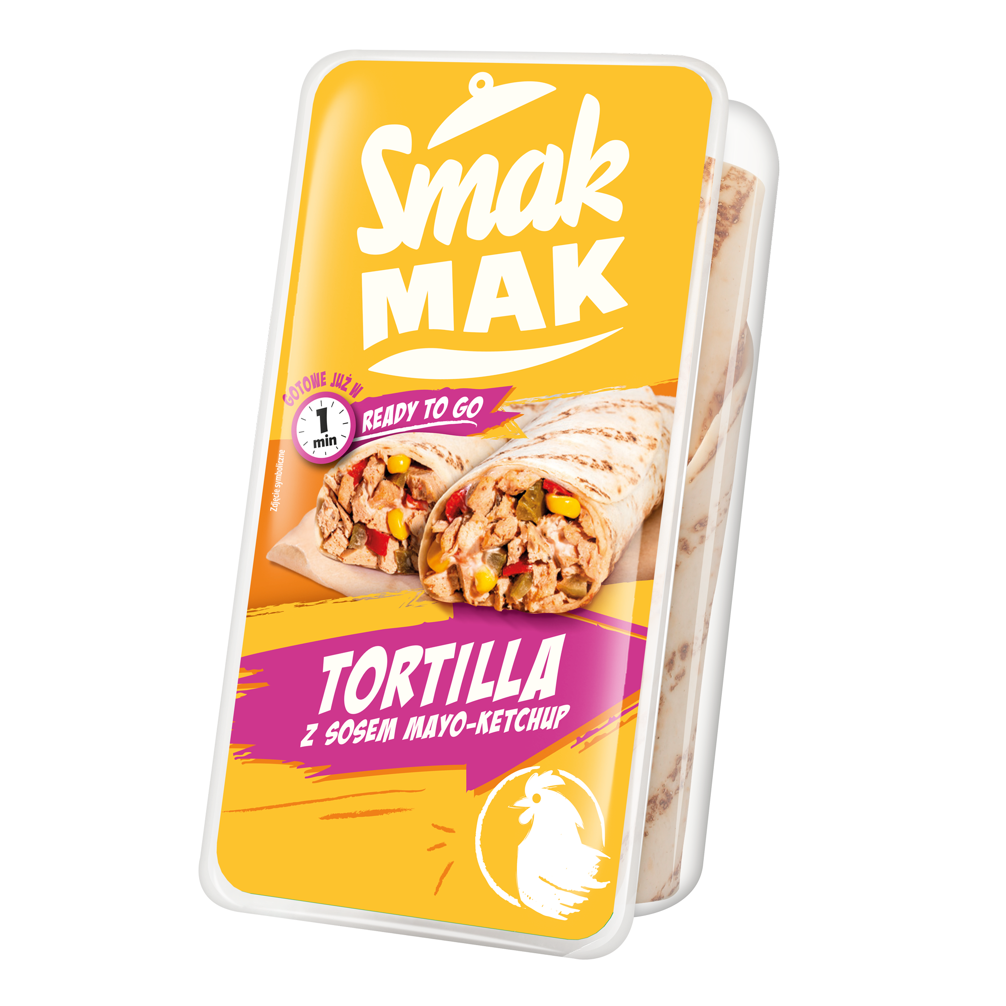 Tortilla z mięsem i warzywami