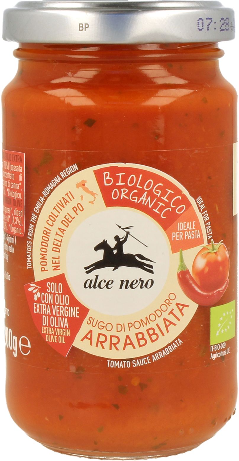 Sos pomidorowy Arrabbiata BIO