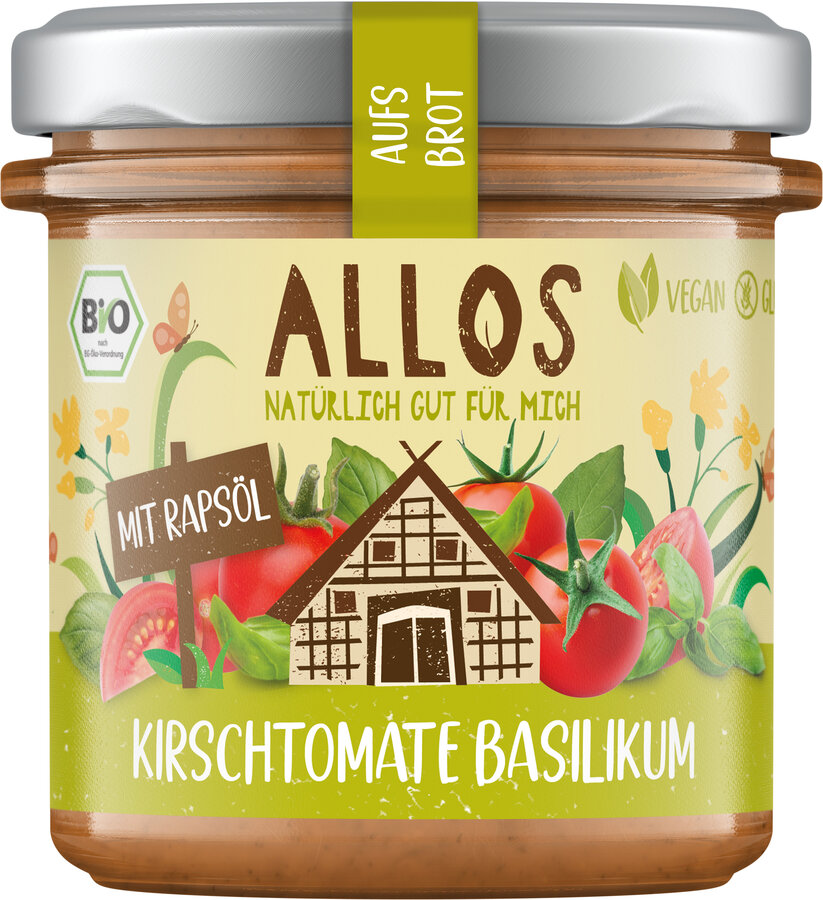 Pasta kremowa z pomidorami cherry i bazylią bezglutenowa BIO