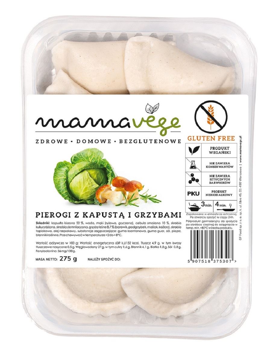 Pierogi z kapustą i grzybami