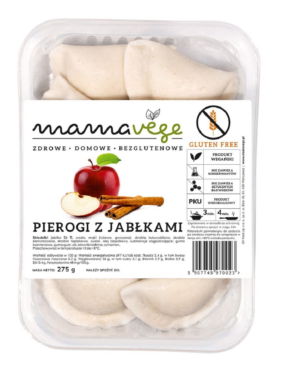 Pierogi z jabłkami i cynamonem