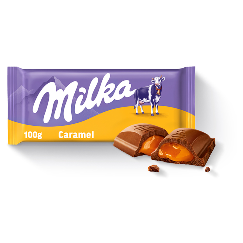 Czekolada mleczna z nadzieniem karmelowym