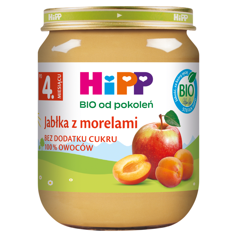 Jabłka z morelami po 4 miesiącu