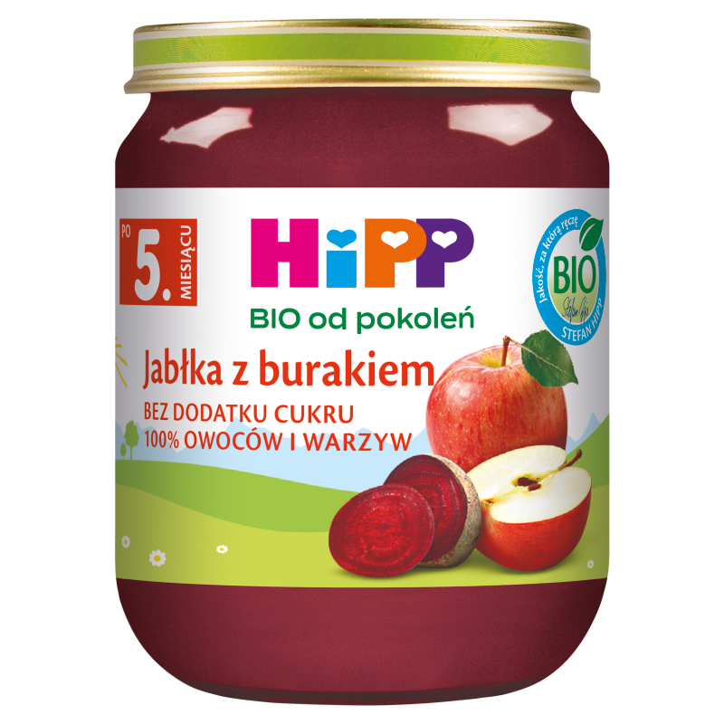 Jabłka z burakiem - po 5 miesiącu