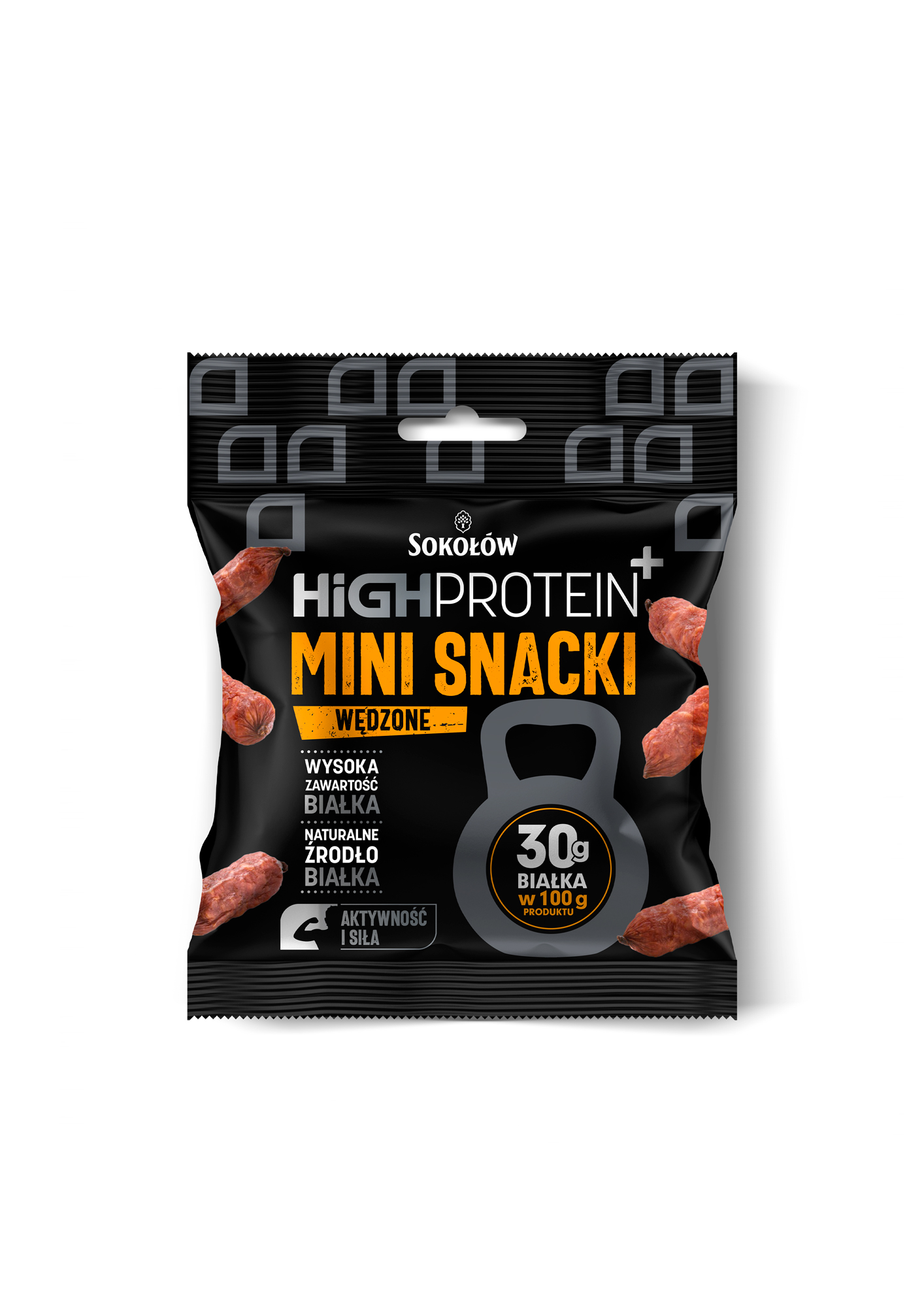 High protein mini snacki wędzone 60g