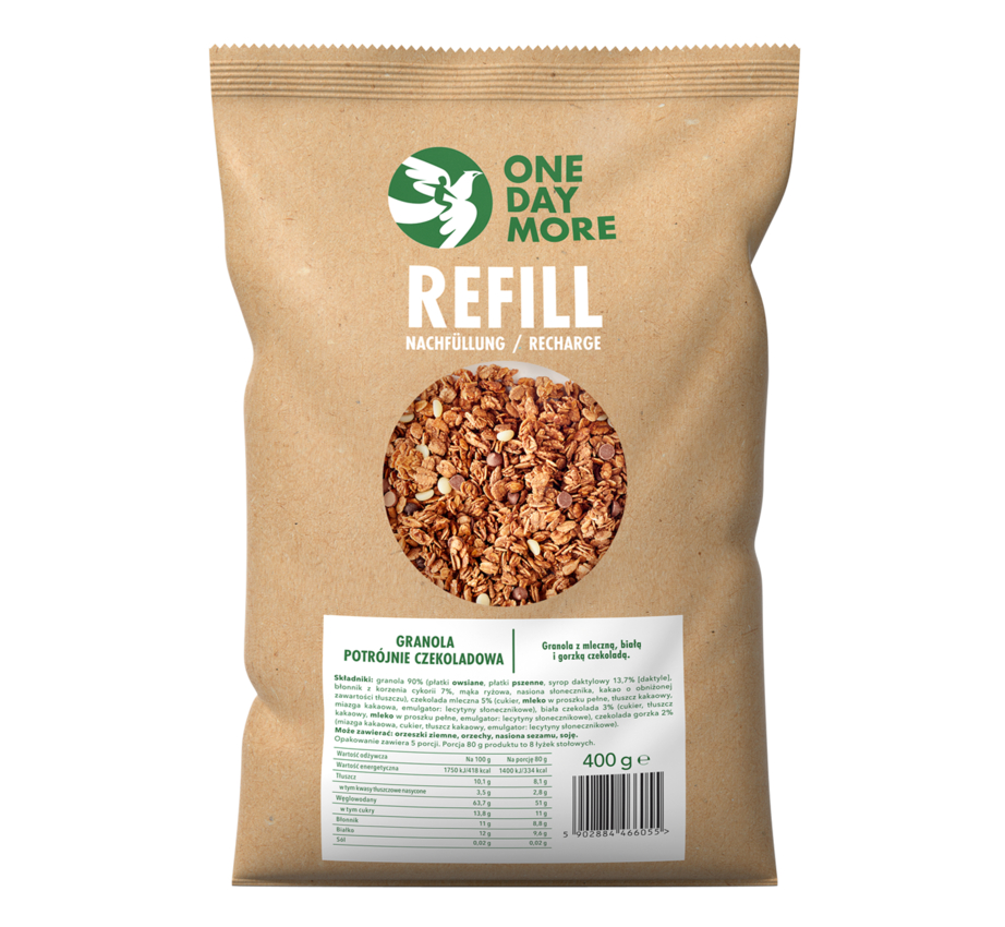 Granola potrójnie czekoladowa