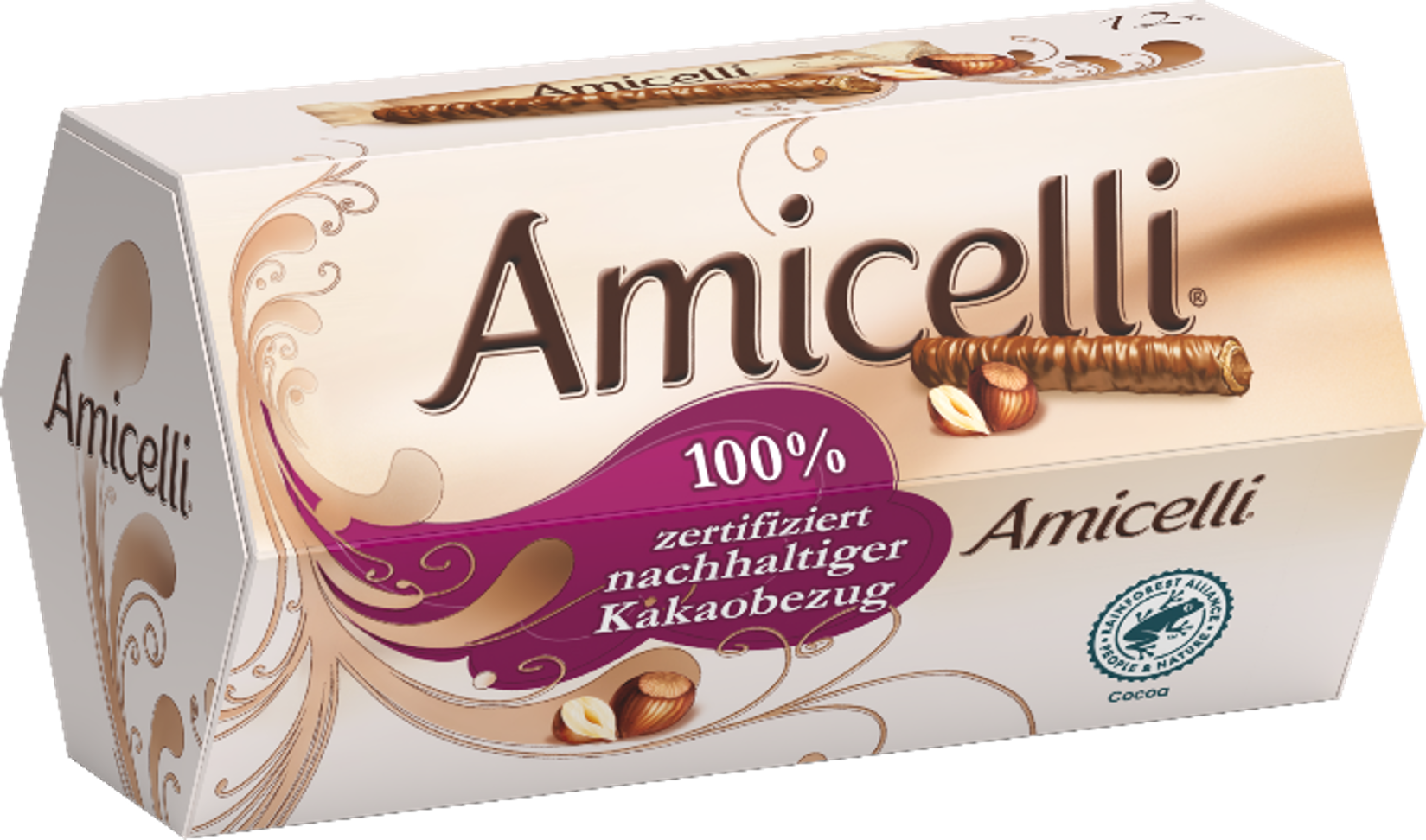 Amicelli rurki orzechowe