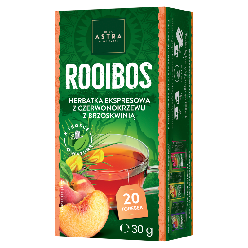 Herbatka Rooibos z brzoskwinią 20 torebek