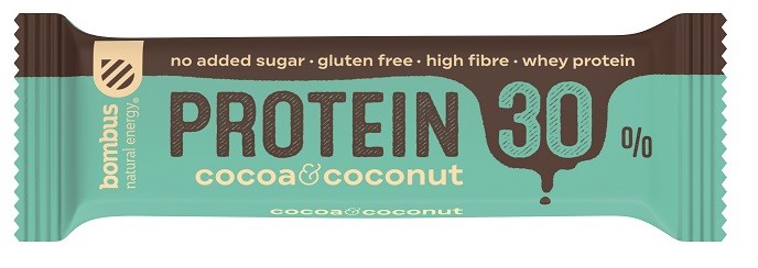 Baton Protein 30% kakao - kokos (bezglutenowy)