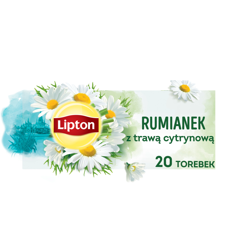 Herbatka ziołowa Rumianek z Trawą cytrynową 20 torebek