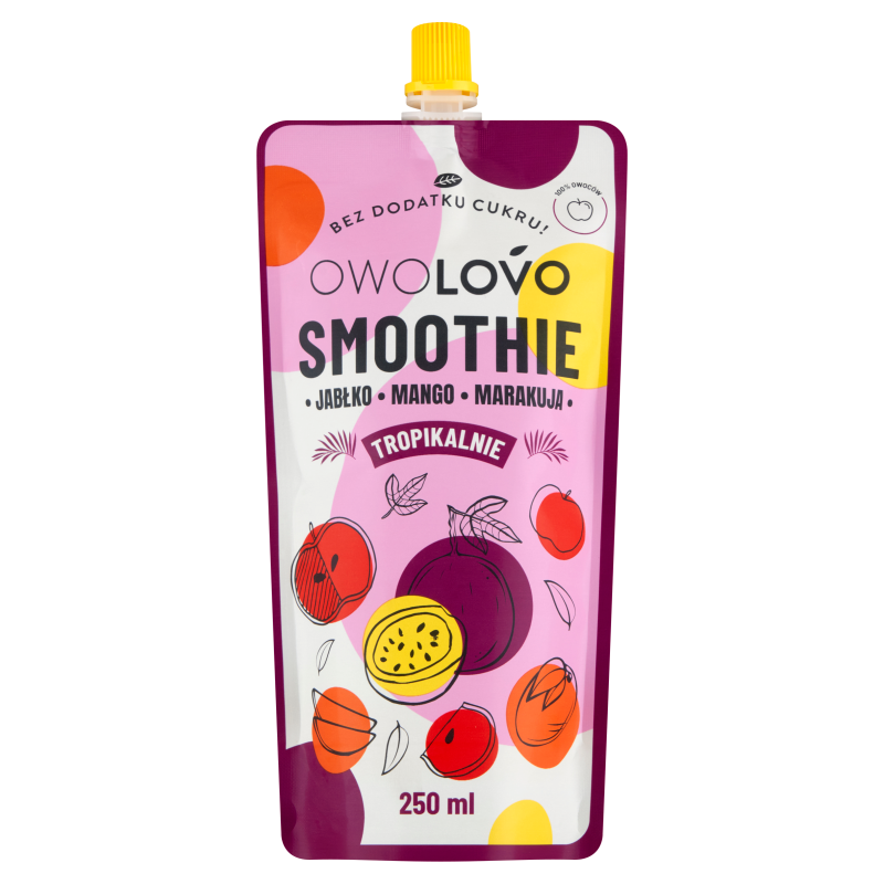 Smoothie jabłko-mango-marakuja