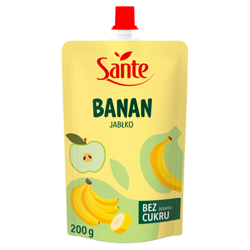 Mus jabłkowo-bananowy (bez dodatku cukru)