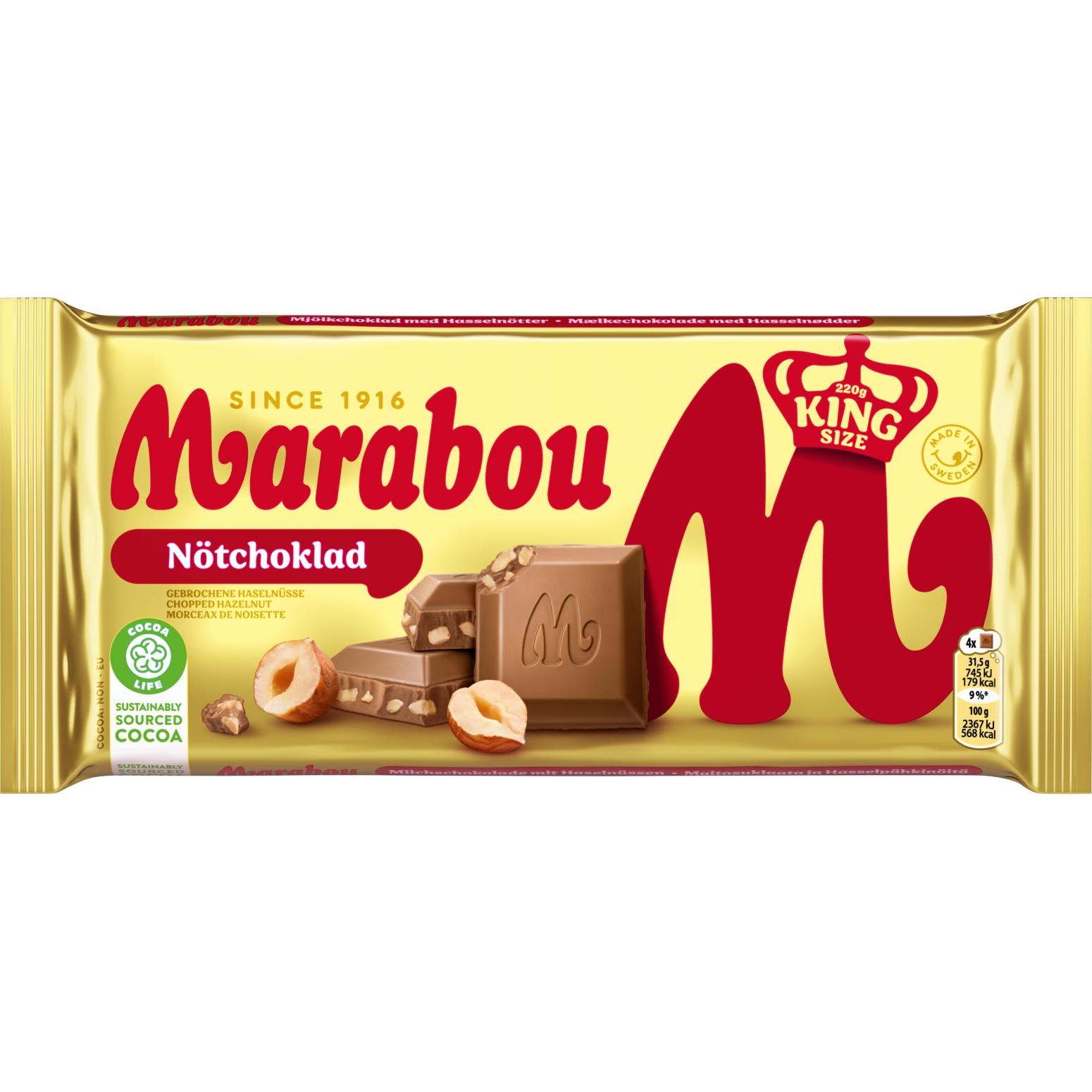 Czekolada mleczna z orzechami