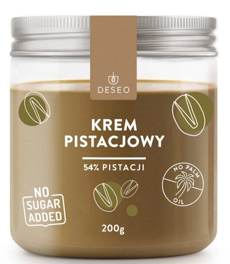 Krem pistacjowy bez dodatku cukru (54% pistacji)