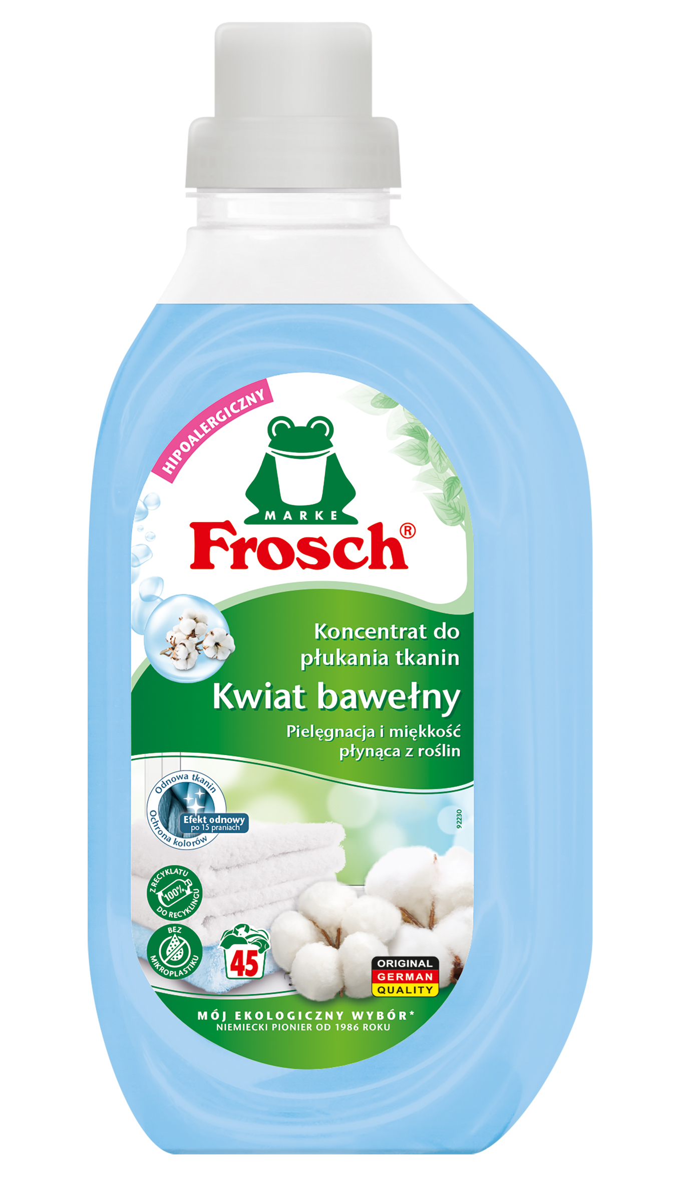 Skoncentrowany Płyn do płukania Kwiat Bawełny 900ml