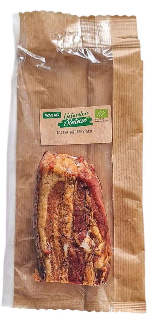 Boczek wędzony, parzony BIO (280g-420g)