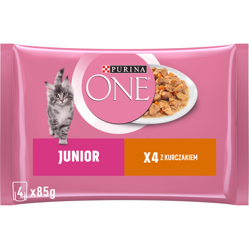 Karma dla kotów z kurczakiem (4x85g)