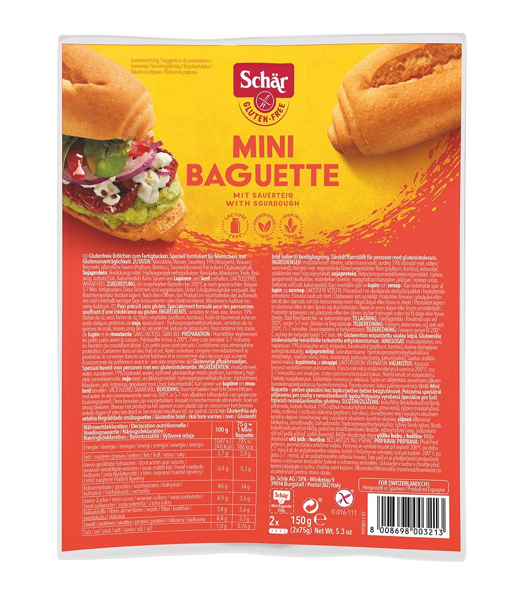 Mini baguette- bezglutenowe bagietki do zapiekania