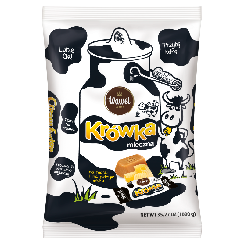 Cukierki Krówka o smaku mlecznym