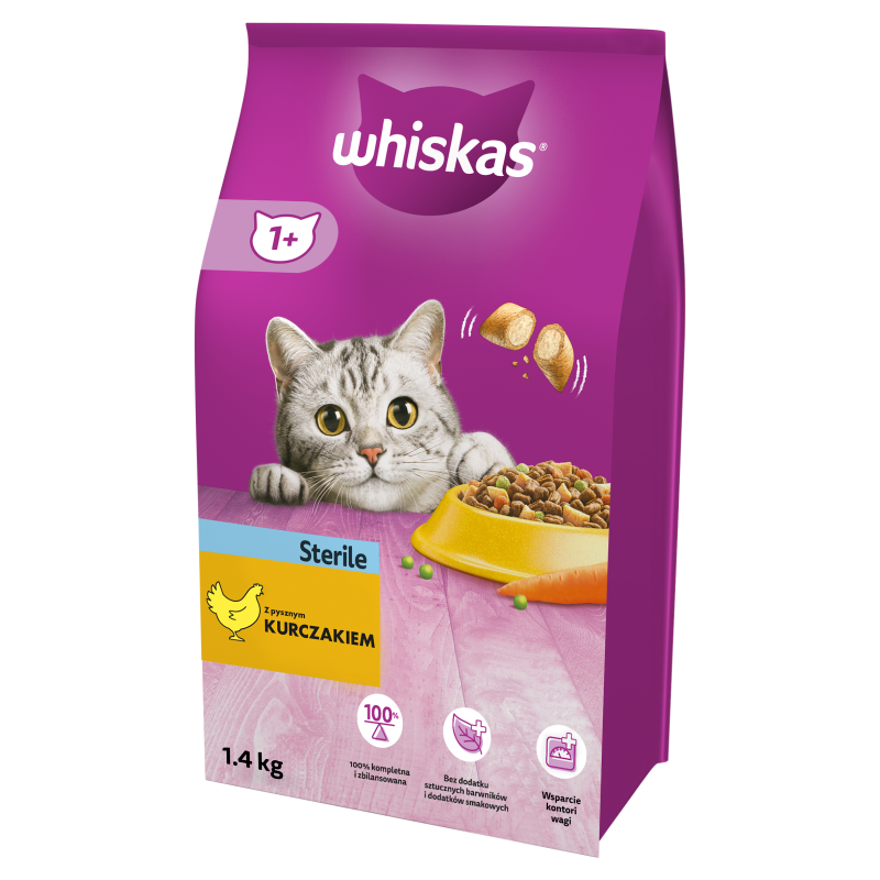 Sucha karma dla kota z kurczakiem - Przepyszne paszteciki