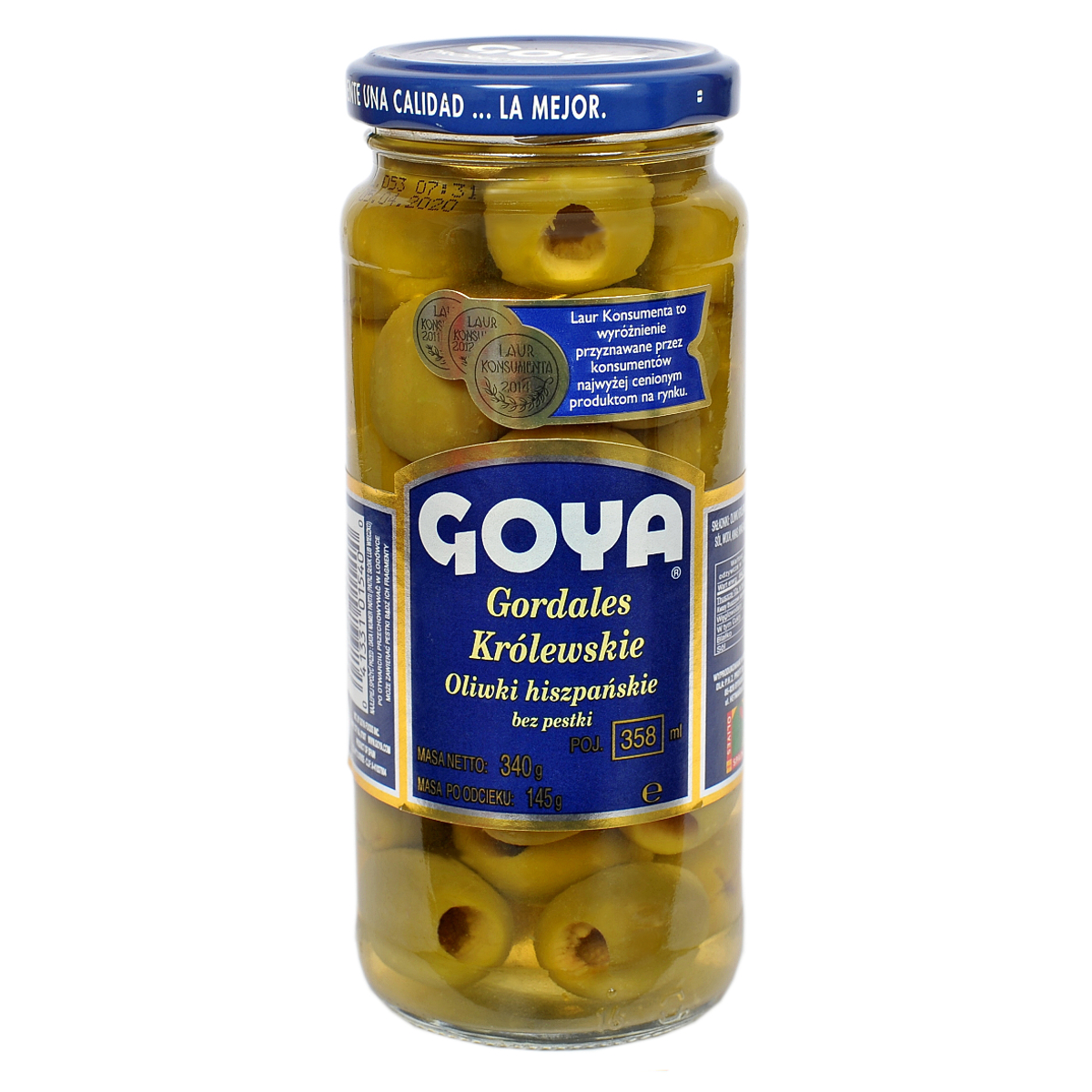 Oliwki zielon Gordales (bez pestki)