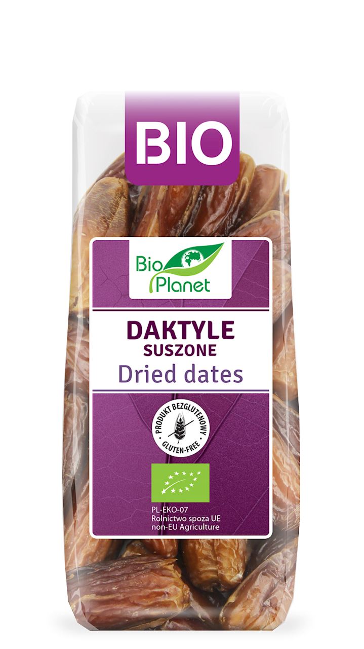 Daktyle suszone bezglutenowe BIO