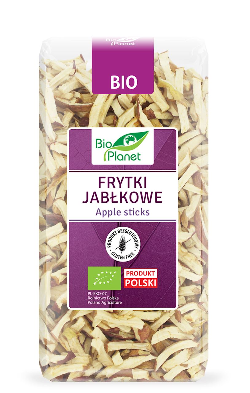 Frytki jabłkowe bezglutenowe BIO