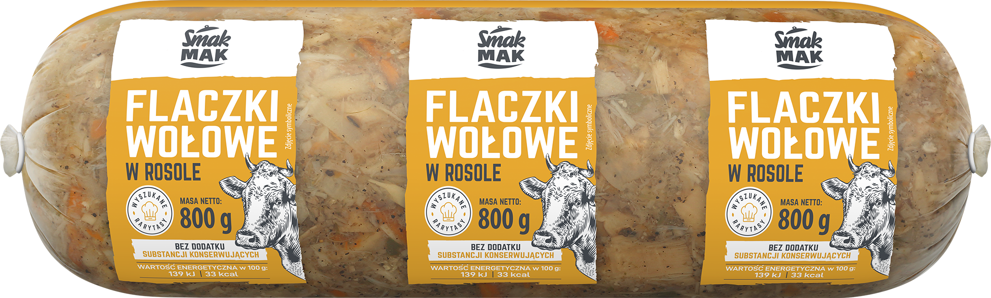 Flaczki wołowe w rosole
