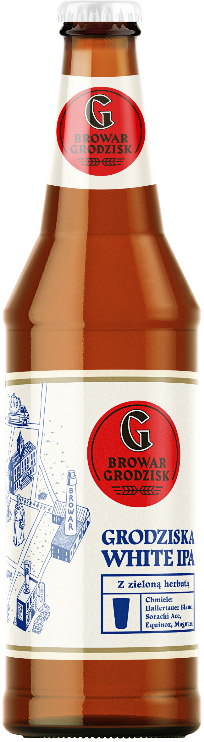 Grodziska White IPA Piwo (butelka bezzwrotna)
