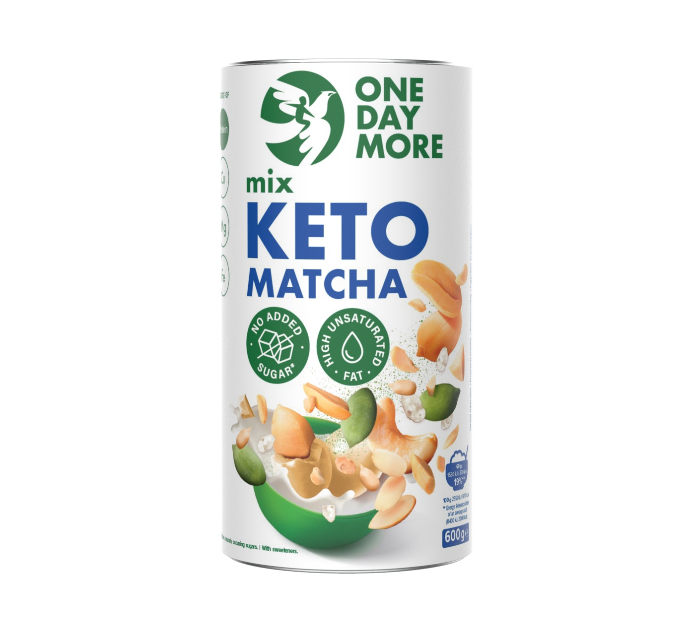 Musli KETO MATCHA (bez dodatku cukru)