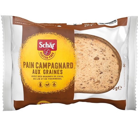 Pain Campagnard aux graines - Chleb wieloziarnisty bezglutenowy
