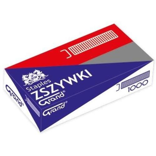 Zszywki srebrne 24/6 1000 szt.