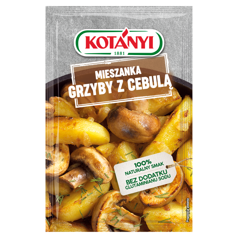 Grzyby z cebulą - mieszanka