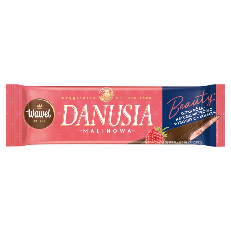 Miniczekolada Danusia z nadzieniem malinowym