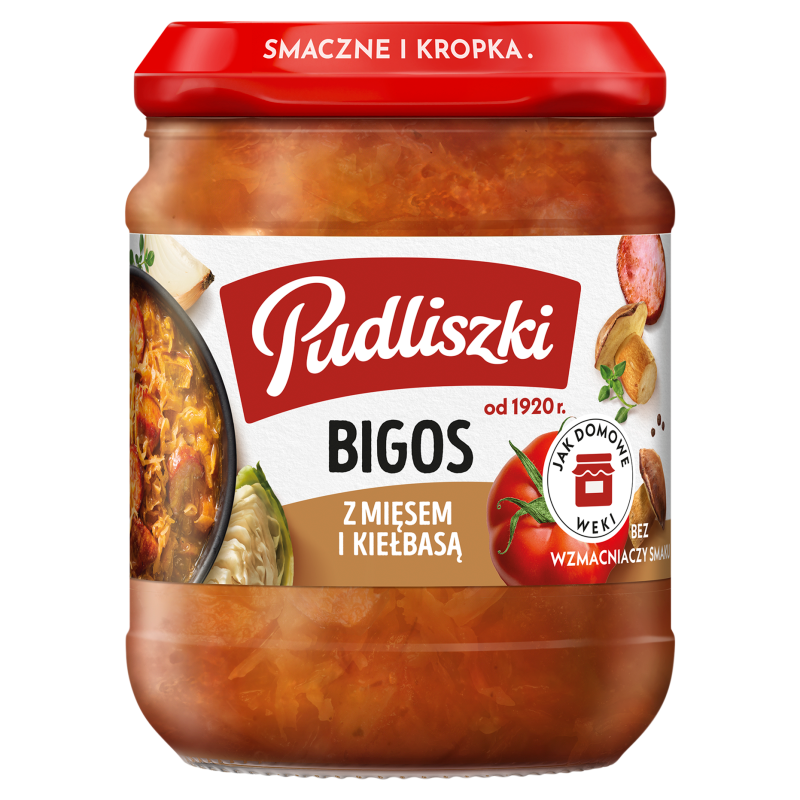 Bigos z mięsem i kiełbasą