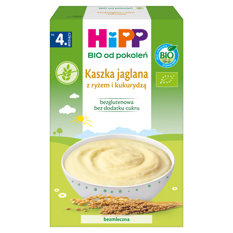 Kaszka jaglana z ryżem i kukurydzą bezglutenowa po 4 miesiącu