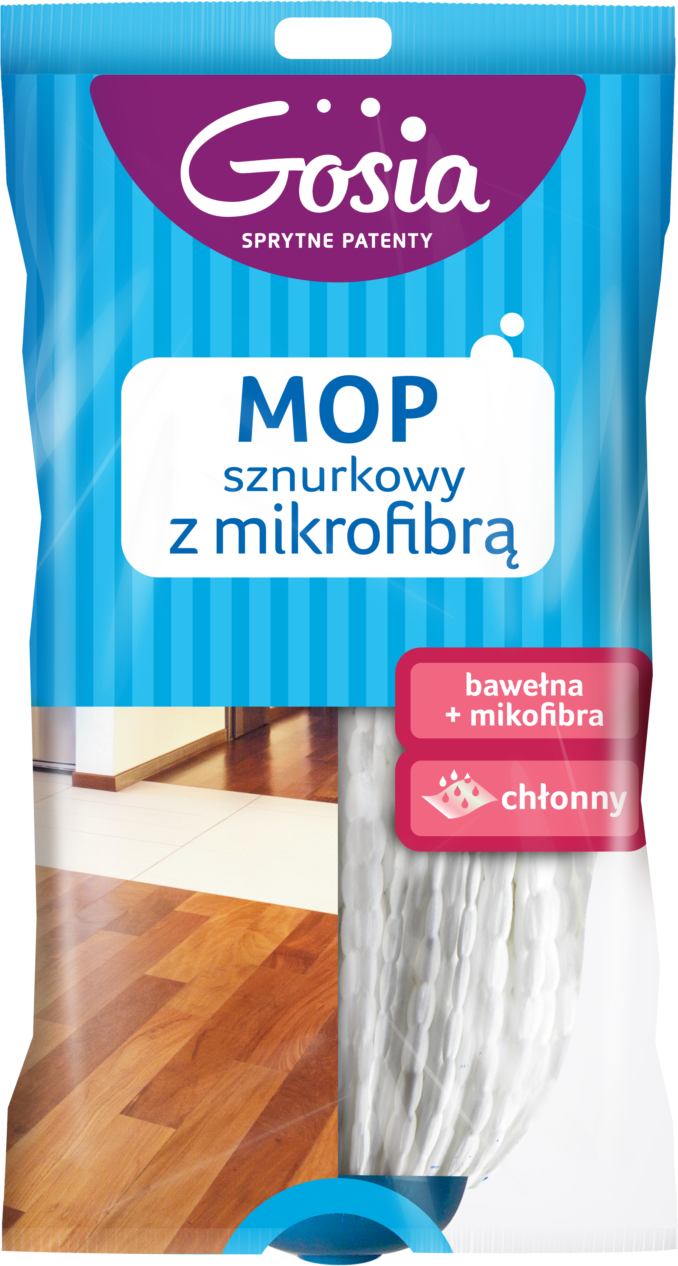 Mop sznurkowy z mikrofibry (zapas)