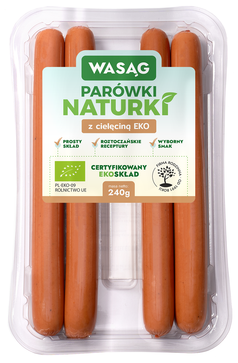 Parówki z cielęciną BIO 240 g